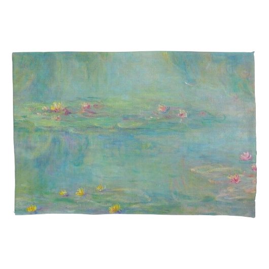 Water Lilies Series by Claude Monet Pillowcase Kussensloop (Voorkant-Links)