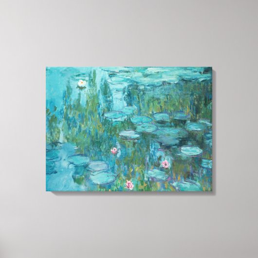 Water Lilies (van Claude Monet, 1915) Canvas Afdruk (Voorkant)