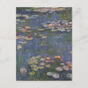Water Lilies van Claude Monet Briefkaart
