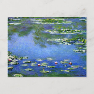 Water Lilies van Claude Monet Briefkaart