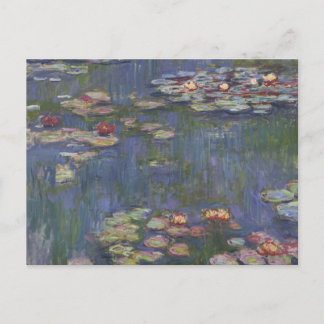 Water Lilies van Claude Monet Briefkaart