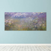 Water Lilies van Claude Monet Canvas Afdruk (Insitu (Houten vloer))