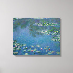 Water Lilies van Claude Monet Canvas Afdruk