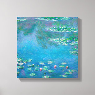 Water Lilies van Claude Monet Canvas Afdruk
