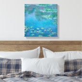 Water Lilies van Claude Monet Canvas Afdruk (Insitu (Slaapkamer))