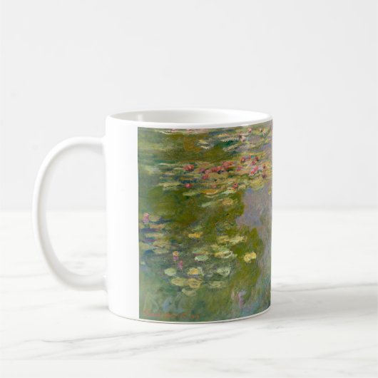 Water Lilies van Claude Monet Koffiemok (Links)