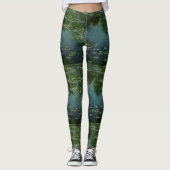 Water Lilies van Claude Monet Leggings (Voorkant)
