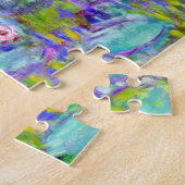 Water Lilies van Claude Monet Legpuzzel (Zijkant)