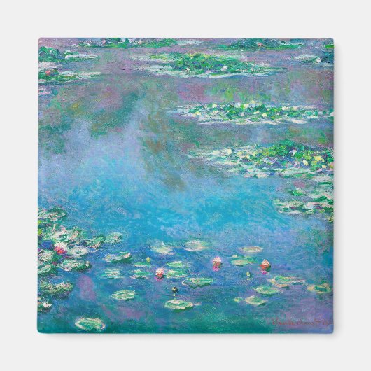 Water Lilies van Claude Monet Magneet (Voorkant)