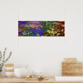 Water Lilies van Claude Monet Poster (Keuken)