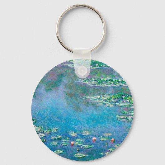 Water Lilies van Claude Monet Sleutelhanger (Voorkant)