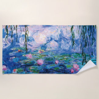 Water Lilies van Claude Monet Strandlaken