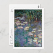 Water Lilies van Monet Briefkaart (Voorkant / Achterkant)