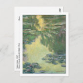 Water Lilies van Monet Briefkaart (Voorkant / Achterkant)