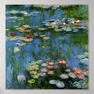 Water Lilies van Monet Poster