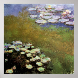 Water-Lillies: 1914-17 van Monet Poster