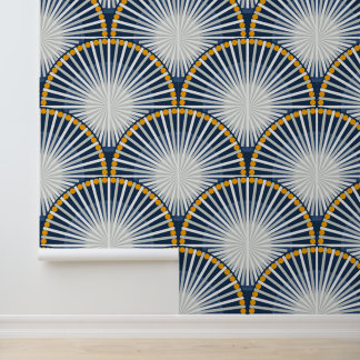 Water Lily Art Deco Behang