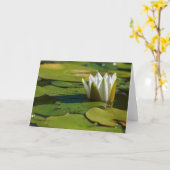 Water Lily Blossom Kaart (Gele Bloem)