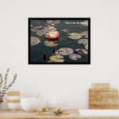 Water Lily Blossom Poster (Keuken)