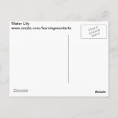 Water Lily Briefkaart (Achterkant)