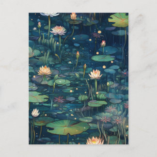 Water Lily Briefkaart