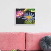 Water Lily Canvas Afdruk (Insitu (Woonkamer))