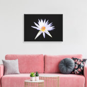Water Lily Canvas Print (Insitu (Woonkamer))