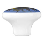 Water Lily Ceramic Knob. Keramische Knop (Zijkant)