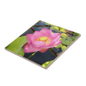 Water Lily Ceramic Tile Tegeltje (Zijkant)