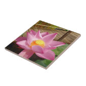 Water Lily Ceramic Tile Tegeltje (Zijkant)