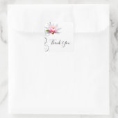 Water Lily Dank je Sticker (Tas)