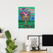 Water Lily Fairy Poster (Thuiskantoor)