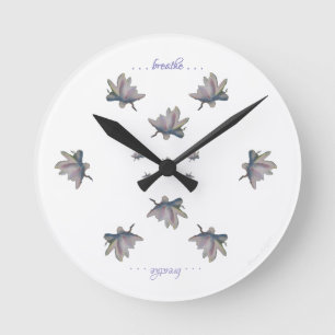 Water Lily Flower Maureen Girard Lotus Meditatie Ronde Klok