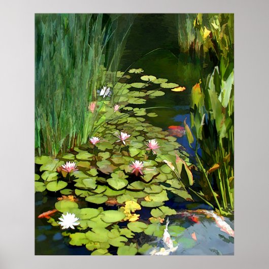 Water Lily Habitat Poster (Voorkant)
