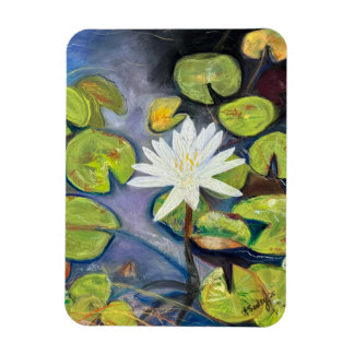 Water Lily in Bloom Magnet Magneet