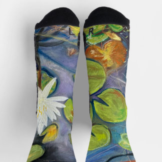 Water Lily in Bloom Socks Sokken