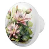 Water Lily Keramische Knop (Rechts)