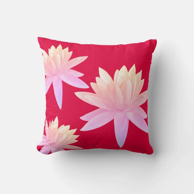 Water Lily Kussen (Voorkant)