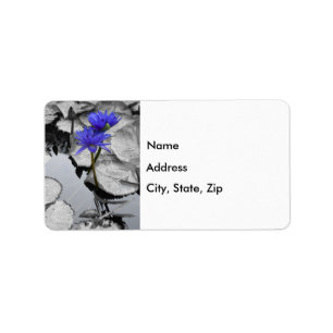 Water Lily Love Adresetiketten Etiket