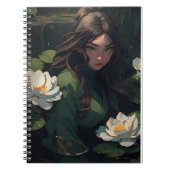 Water Lily Meisje Notitieboek (Voorkant)