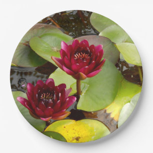 Water Lily Paper Plate Papieren Bordje