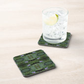 Water Lily Pattern Bier Onderzetter (Rechterzijde)
