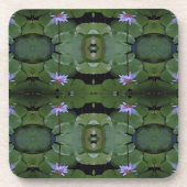 Water Lily Pattern Bier Onderzetter (Voorkant)