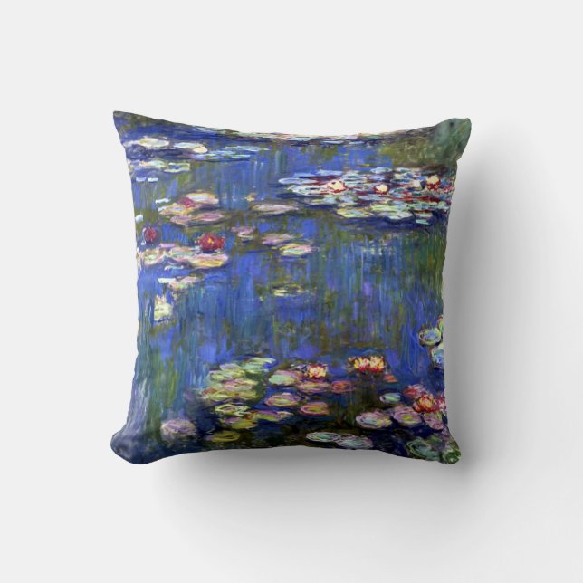 Water Lily Pond American MoJo Pillow Kussen (Voorkant)