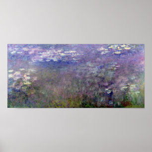 Water Lily Pond bij Giverny, Claude Monet Poster