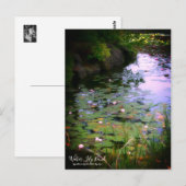 Water-Lily Pond:Briefkaart Briefkaart (Voorkant / Achterkant)