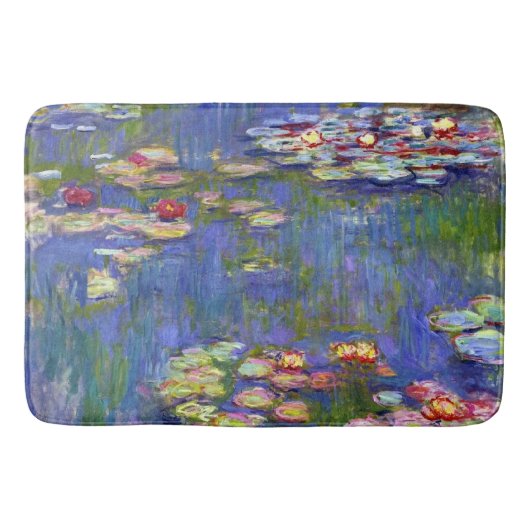 Water Lily Pond Claude Monet Fine Art Badmat (Voorkant)