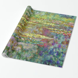 Water Lily Pond Claude Monet Fine Art Cadeaupapier