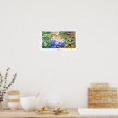 Water Lily Pond Claude Monet Poster (Keuken)