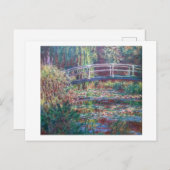 Water Lily Pond (Harmonie Roos), Monet Briefkaart (Voorkant / Achterkant)